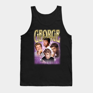 RETRO VINTAGE GEORGE MICHAEL BOOTLEG STYLE Tank Top